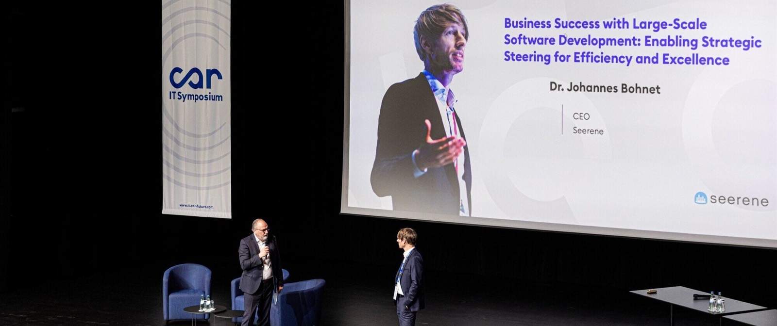 Dr. Johannes Bohnet at the CAR IT Symposium