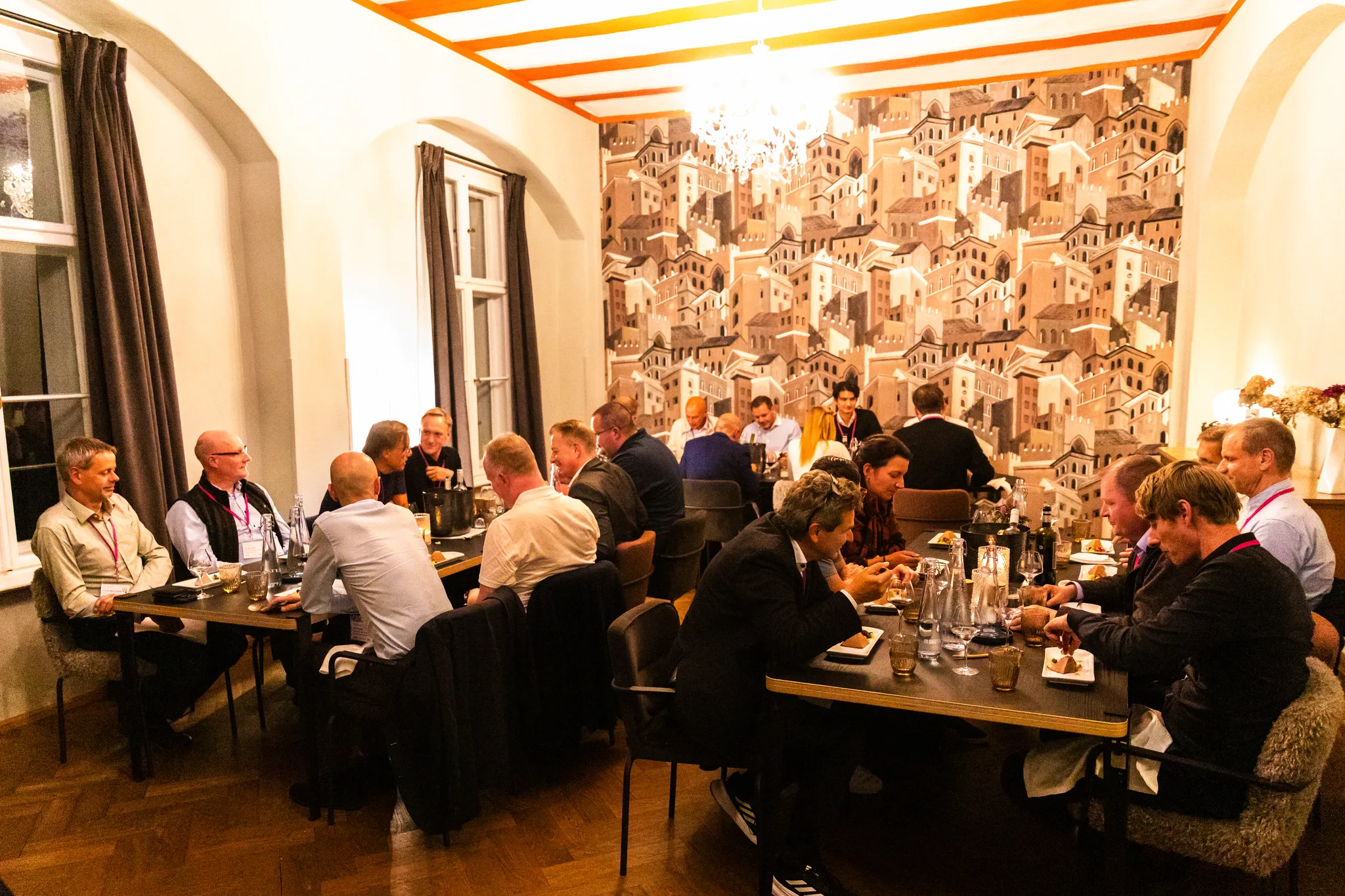 Abendessen im Schloss Fürstlich Drehna