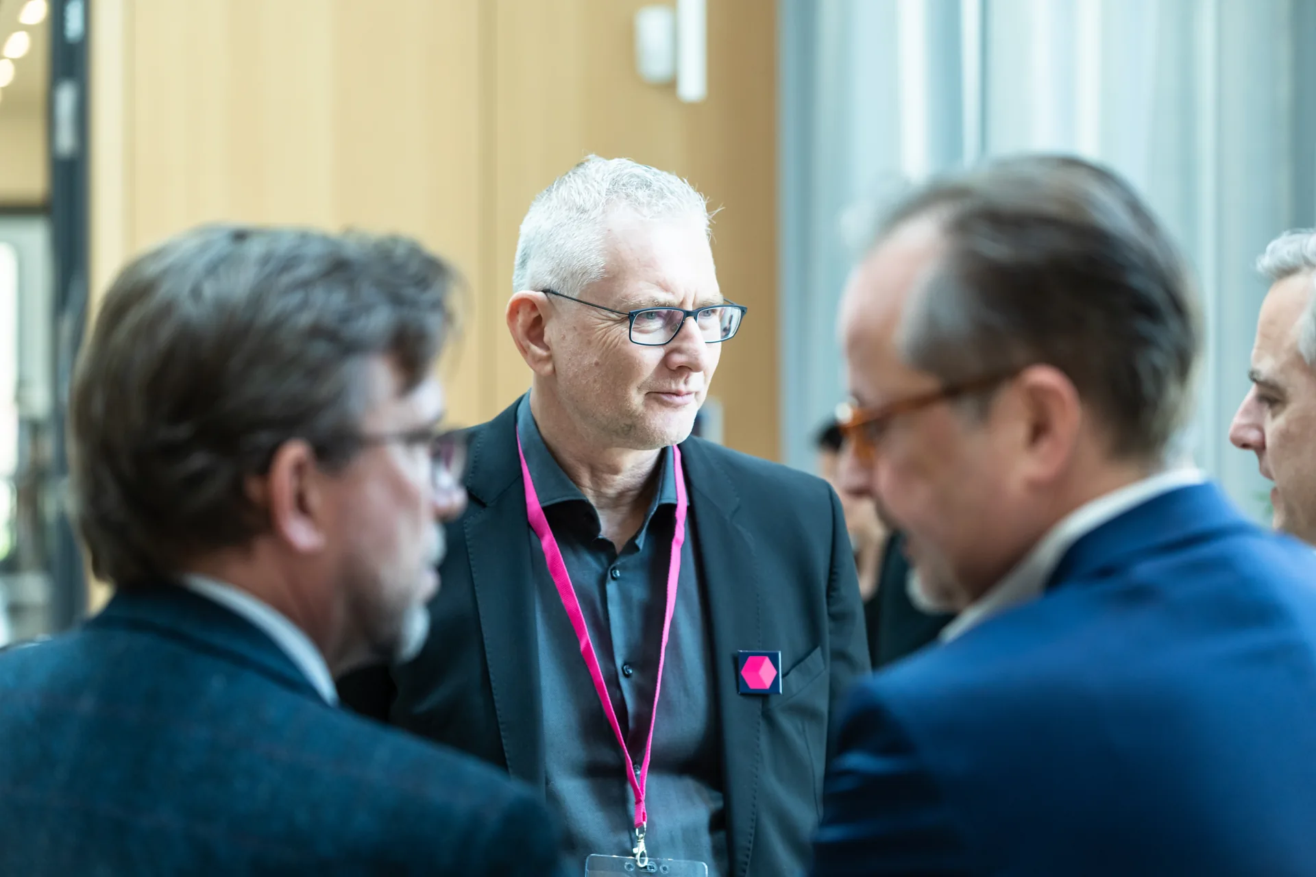 IT leaders in discussion at the Hasso-Plattner-Institut