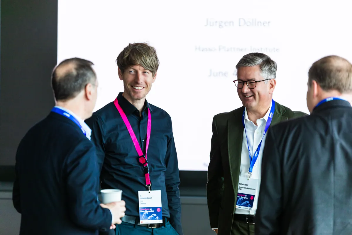 Event hosts Dr. Johannes Bohnet and Michael Salcher